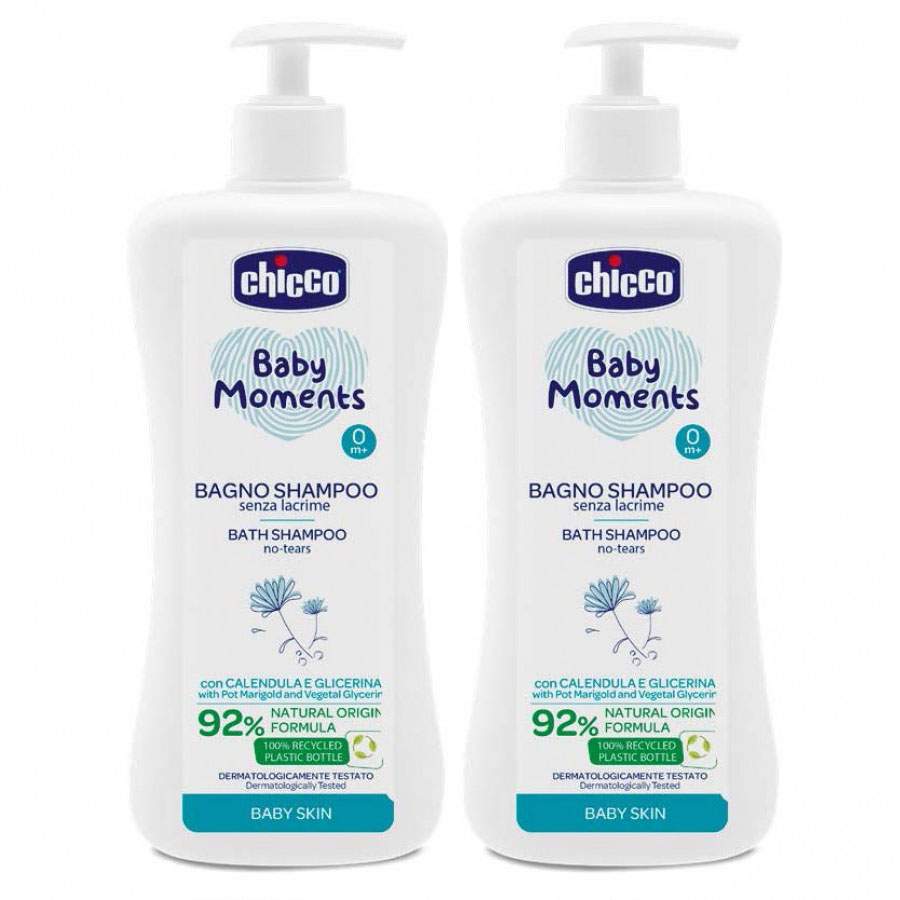 СЕТ КУПКА ШАМПОН 2 ПАР 750МЛ BABY MOMENTS CHICCO