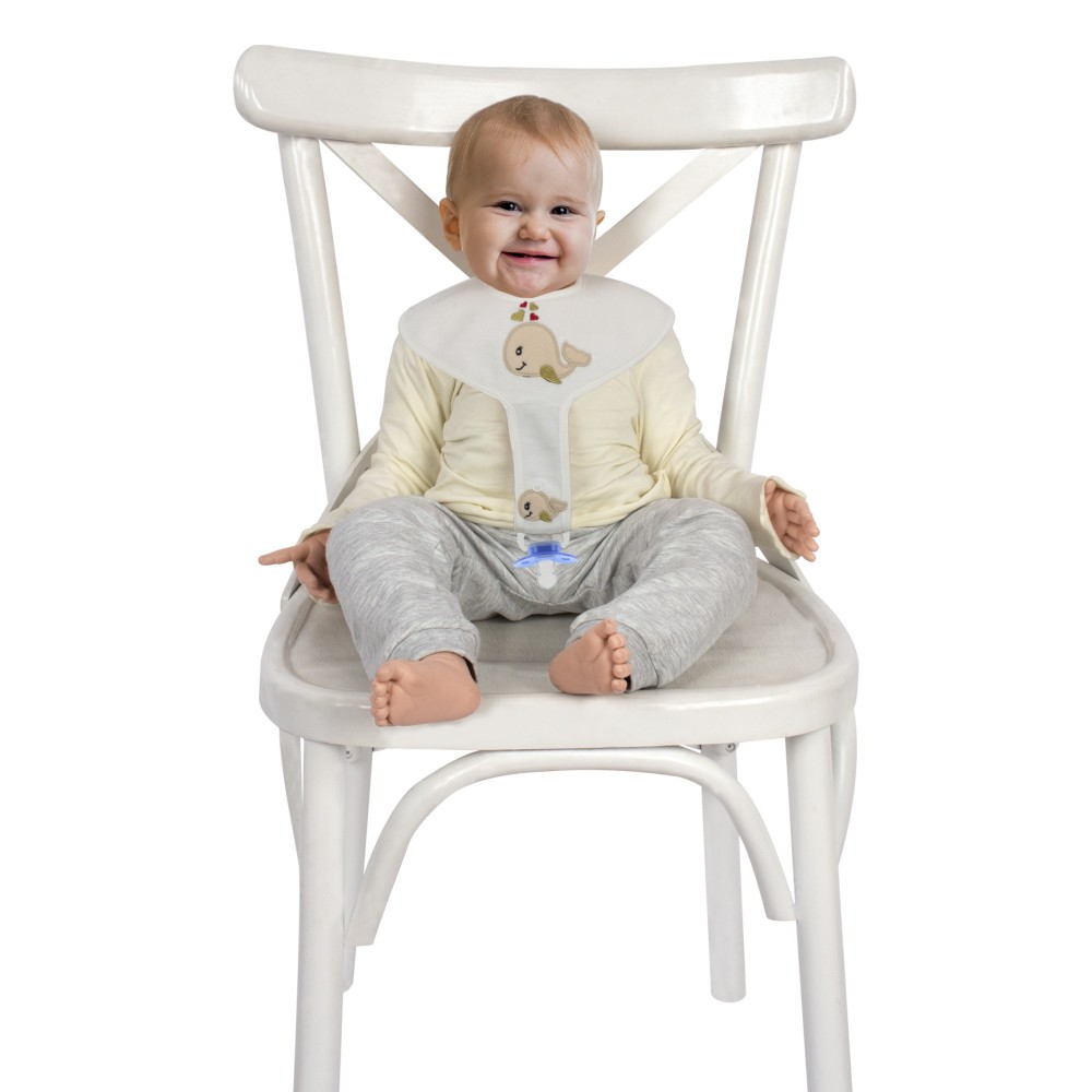 ЛИГАВЧЕ СО ДРЖАЧ ЗА ЛАЖАЛКА ECRU SEVI BEBE