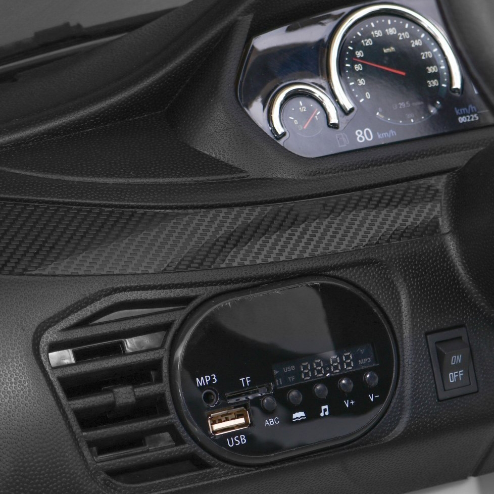 АВТОМОБИЛ НА АКУМУЛАТОР BMW X6 БЕЛ 2x6V 7AH 116x74x60cm